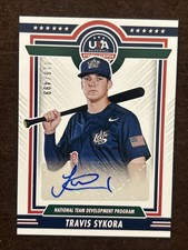2022 Panini Baseball Stars&amp;Stripes USA Auto Travis Sykora /499 #NTDP-TS USA