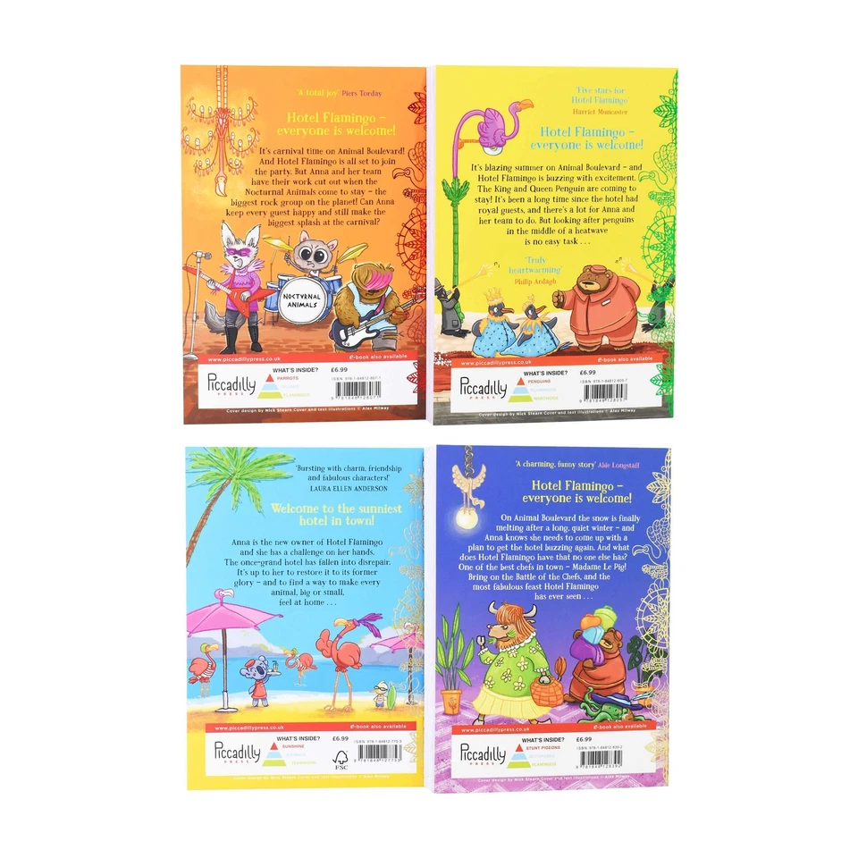 Hotel Flamingo Series By Alex Milway 4 Books Collection - Ages 5-8 - Paperback - Image 3 of 4