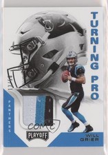 2019 Panini Playoff Turning Pro Memorabilia Prime 13/50 Will Grier #TP-9 7xr