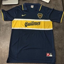 Maglia m boca juniors 1996 Maradona riquelme