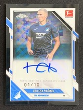 Grischa Promel 2025-26 Topps Chrome Bundesliga Black Wave Auto /10 #BA-GP