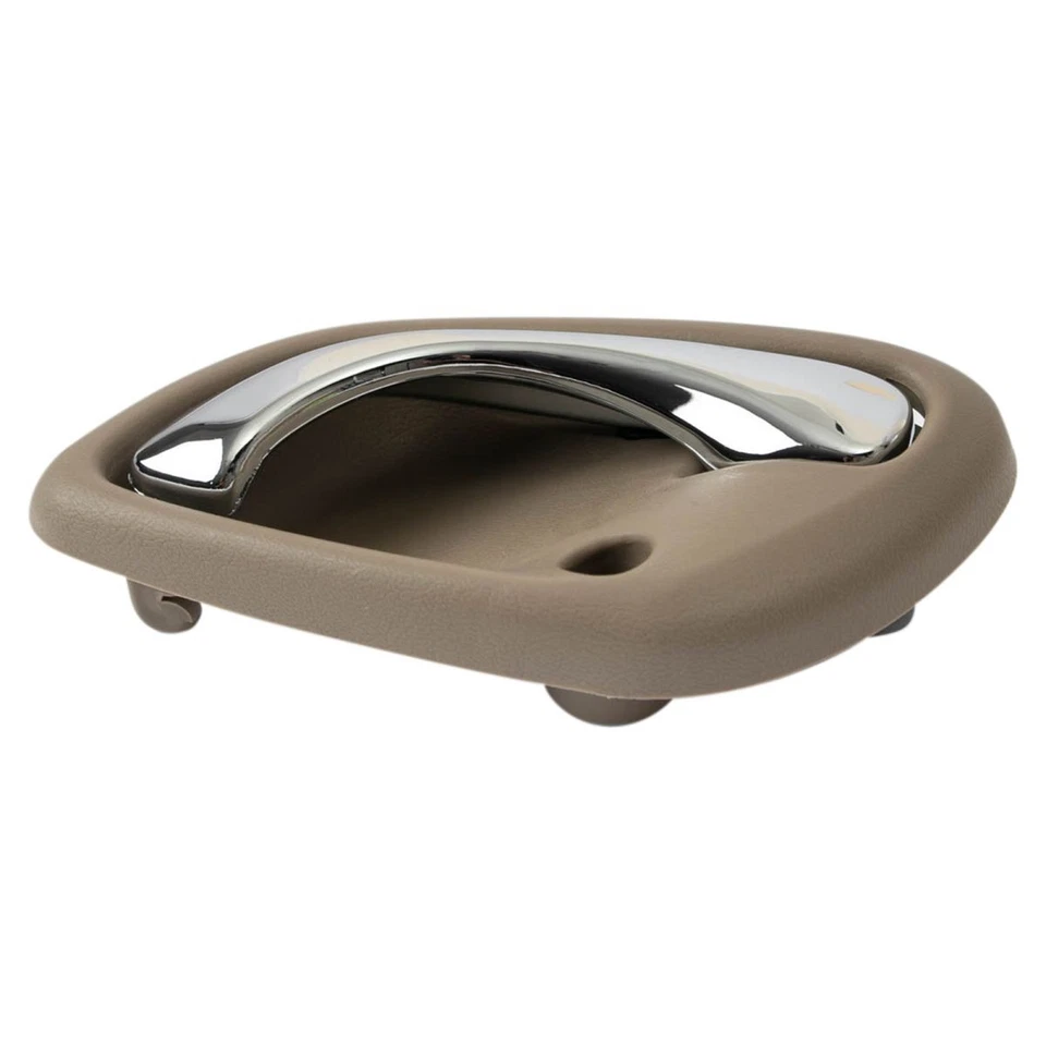 Interior Door Handle Beige Housing With Chrome Lever For 2002 Suzuki XL-7 - Image 2 of 4