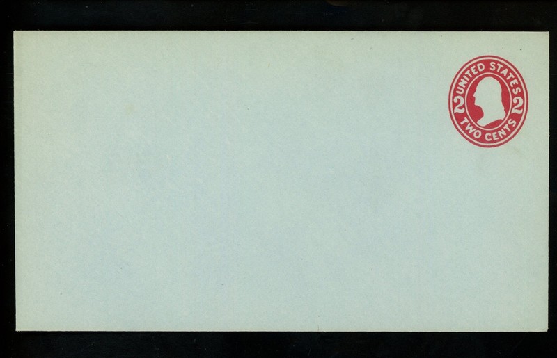 US Postal Stationery U414 Mint Envelope 2c George Washington Die 1 Laid 1907