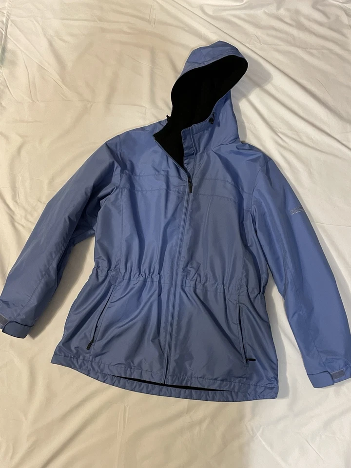 Pacific Trail 蓝色夹克大号查看图片细节/磨损 — 第 2/4 张图片