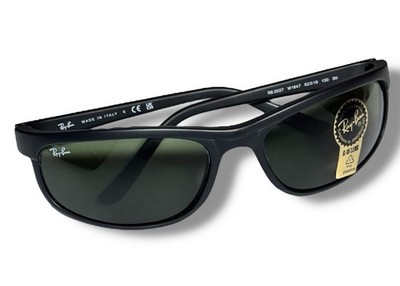 Ray Ban RB2027 W1847 Predator 2 Sunglasses Matte Black Green G-15