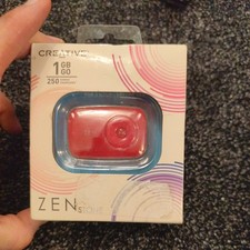 Creative ZEN Stone MP3 Player Red 1GB memory  brand new