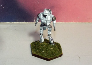 BATTLETECH OSTSCOUT MECH [COMSTAR / WORD OF BLAKE] (RAL PARTHA, METAL, RARE)