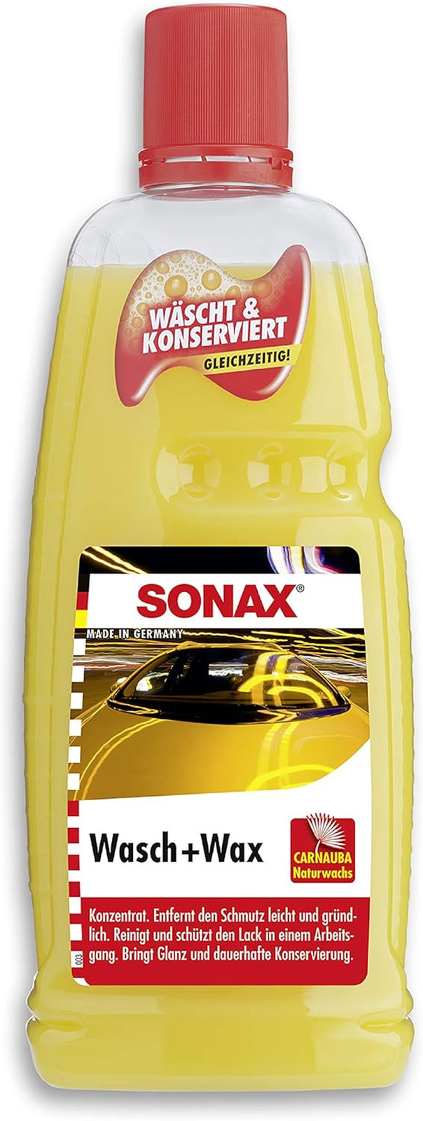 Nettoyant et cire 1 L pour carrosserie de voiture éclatante