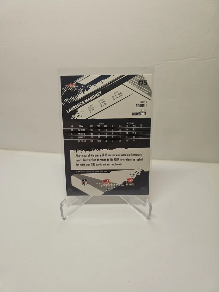 2009 Score #175 Laurence Maroney - Image 2 of 2