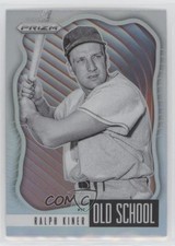 2021 Panini Prizm Old School Silver Prizm Ralph Kiner #OS-10 HOF 0m4q
