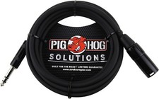 Pig Hog Solutions TRS M to XLR M Balanced Adapter Cable 5 ft.