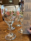 Franciscan Desert Rose 10 Oz Glass Wine 7.25" Set of 4 - Look unused - no fading — photo 8