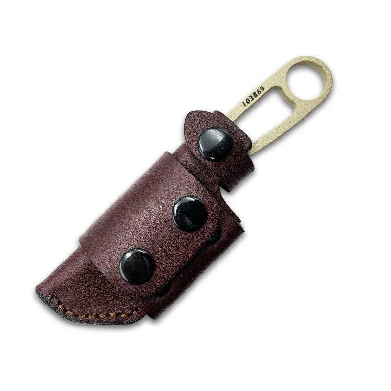Funda de cuero personalizada Scout para cuchillo de hoja fija Esee Izula Foto 4 de 4