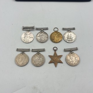 WW1 WW2 Royal Navy medal group to 347027 A.C. Sentance HMS Excellent