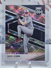 2020 Panini Elite Extra Rookie /189 Prime Numbers Dane Acker Oakland A's! B18