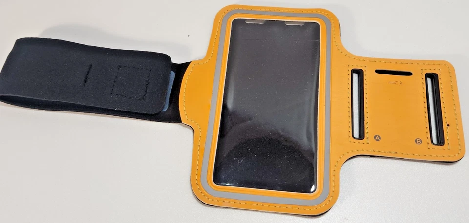 Brazalete para teléfono celular deportivo/ejercicio con almacenamiento y reflejo de llaves Foto 3 de 4