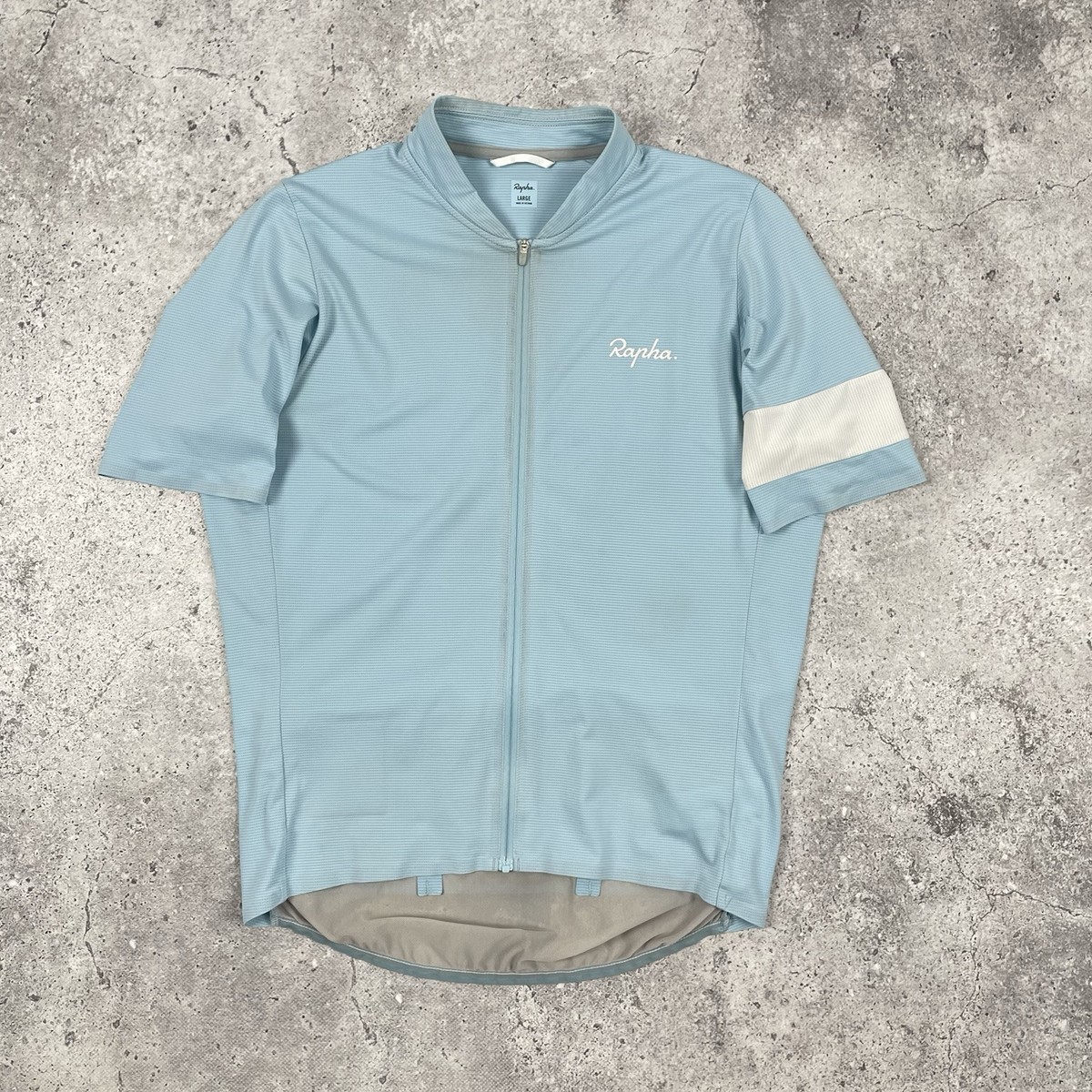 Rapha Core Classic Flyweight Cycling Jersey Light Blue Men's