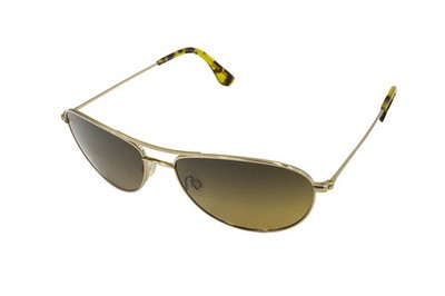 Maui Jim 'Baby Beach Unisex Polarized Sunglasses Gold MJ0245S-003 Brand New