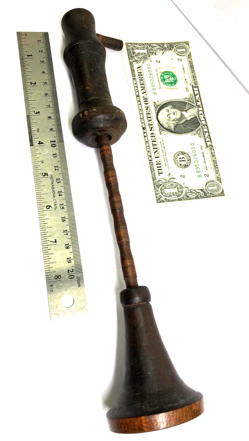 RARE Antique Laennec Wooden Stethoscope 1880-1930s Doctor Medical Too