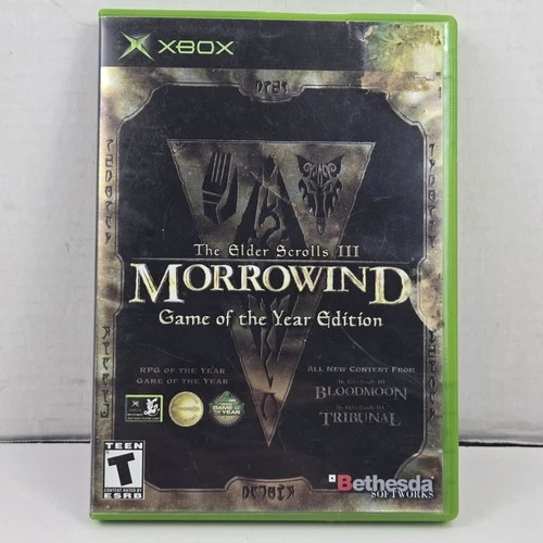 Elder Scrolls III: Morrowind - Game of the Year Edition (Microsoft Xbox, 2003)