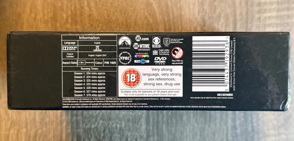 Californication Complete Series Region 2 Import Foto 3 de 4