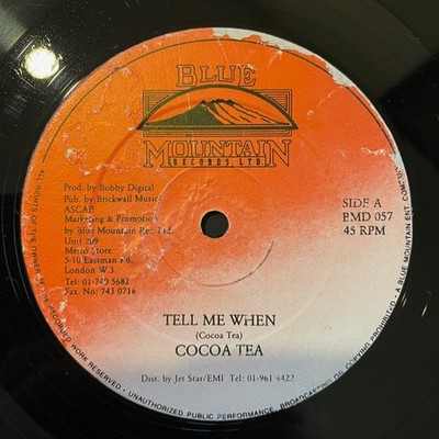 Cocoa Tea - Tell Me When / Bet Bust, 12'', (Vinyl)