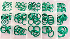 FKM O Ring Kit, Green color, 150Pcs, 15 Items,