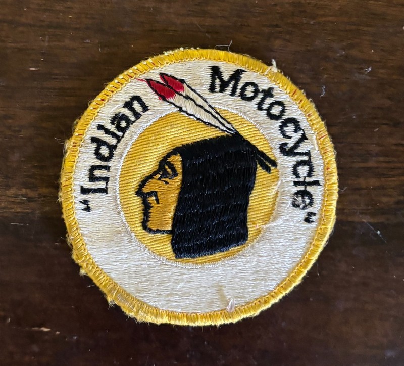 Rare Indian Motorcycle Round Patch