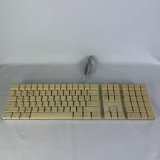 Apple White Wired Keyboard A1048 with 2 USB Port for iMAC