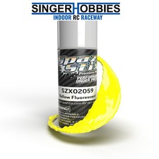 SPAZ STIX SZX02059 Yellow Fluorescent Aerosol Paint, 3.5oz Can