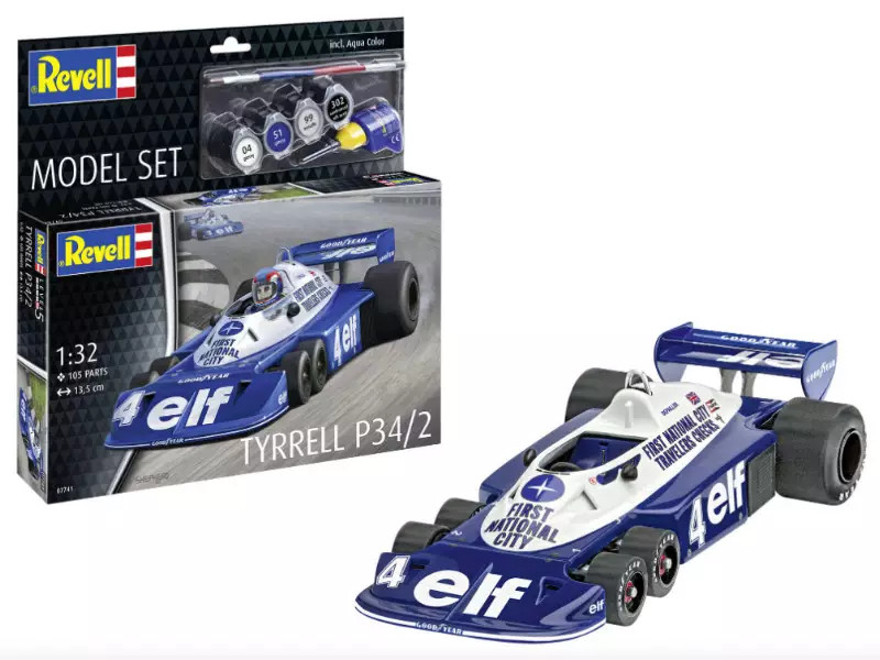 Maquette voiture F1 Tyrrell P34 Revell idée cadeau originale pour modeliste