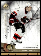 2006-07 SP AUTHENTIC NOTABLES GOLD Dany Heatley /100 Ottawa Senators #108