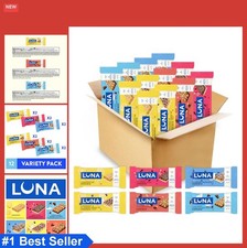 Protein Bar Variety Pack 12 Count Gluten Free 7-9g Plant Based Snack Bars Six