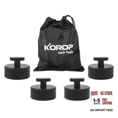 Lifting Jack Pad (4pcs) Compatible with Chevy Corvette C5 C6 C7 C8, Rubber