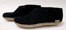Glerups Wool Slippers with Leather Sole, Women's Size EU 38 / US 7.5-8
