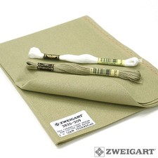 Zweigart Fabric 25ct Lugana Light Mocha 3835-309