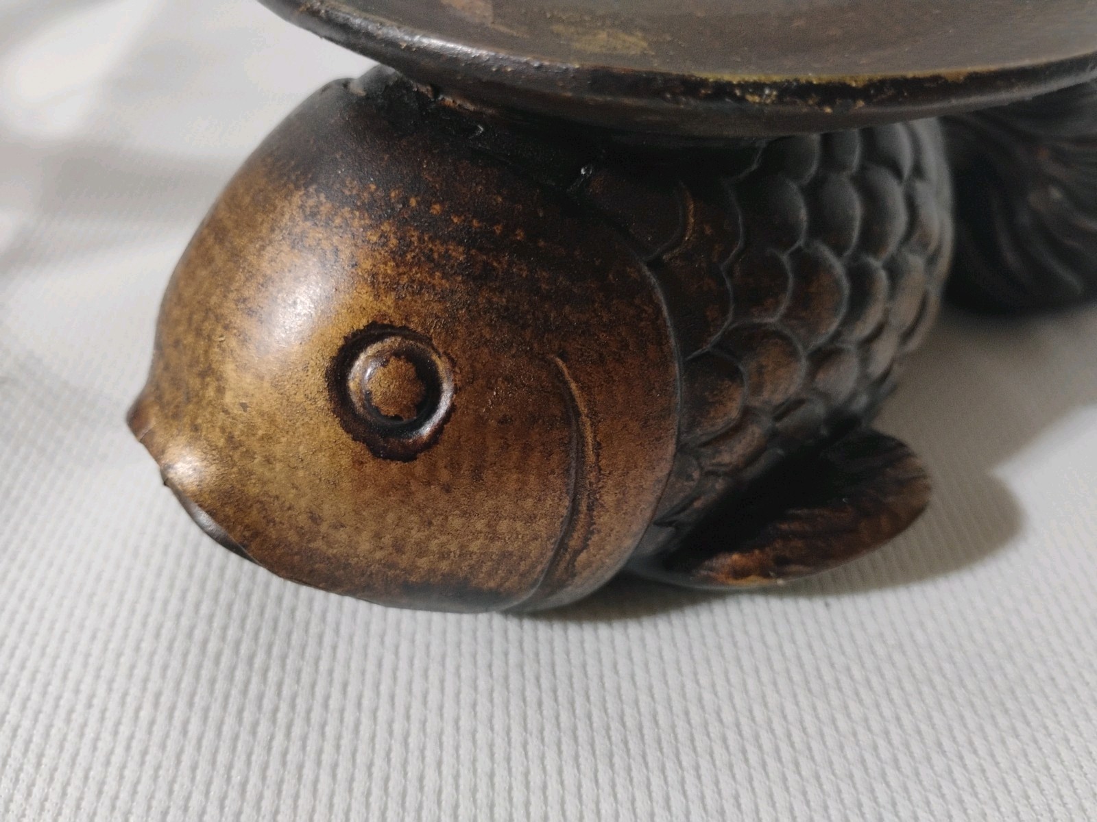 Vintage Wooden Fish Tank Glass Bowl Aquarium With Fish Stand