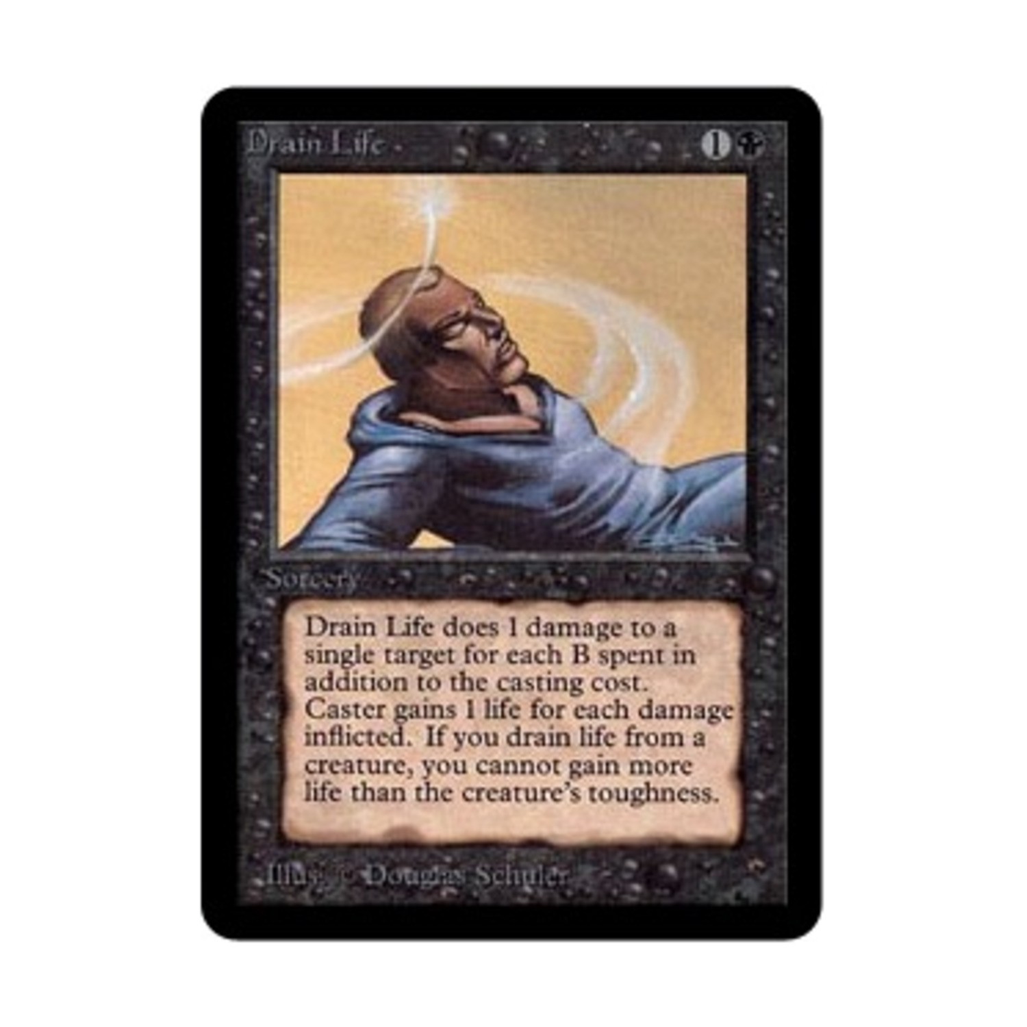 WOTC MtG Alpha Drain Life (C) Fair