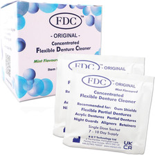 Flexible Denture Cleaner FDC ~ 3 Months Supply ~ Valplast & Other Dental Applian