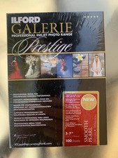 ILFORD GALERIE Prestige Smooth Pearl 5  x7  Inkjet Photo Paper 2001744 100 SHEETS
