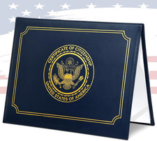 US Citizenship Certificate Holder, US Citizenship Gifts, PU Naturalization Cert