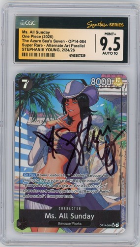 Ms. All Sunday (Alternate Art) graded CGC 9.5 for sale on eBay