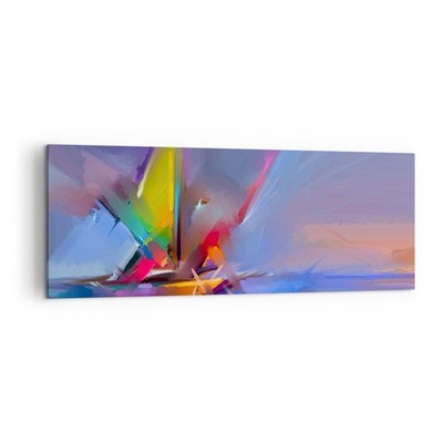Wandbilder 140x50cm Leinwandbild Abstraktion modern Groß XXL Bilder Wanddeko