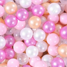 Ball Pit Balls - Non-toxix Crush Proof Plastic Toy Balls for Ball Pit, Childr...