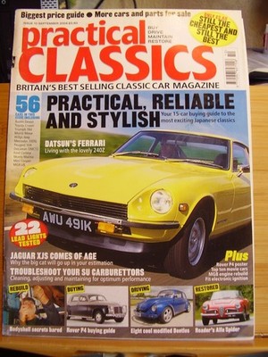 CAR AUTO MAG PRACTICAL CLASSICS SEPT 2004 JAGUAR XJS ROVER P4 ALFA DAVE WARD
