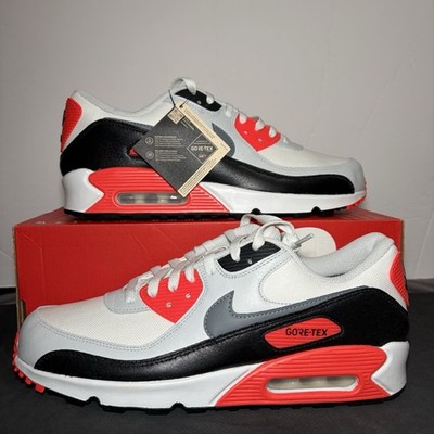 Nike Air Max 90 GTX Gore-Tex Infrared Crimson Mens Shoes Sz 10.5 *FD5810-101