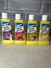 Lot Of 4 Carbona Stain Devils 1.7 oz Variety Pack-Blood,Chocolate,Oil,Coffee-New