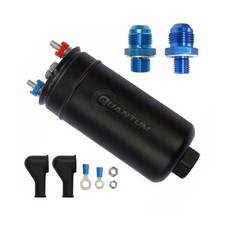 Qfs 380lph External Fuel Pump W -10an Inlet -8an Outlet Fittings 50-1005 Qfs 380lph External Fuel Pump W -10an Inlet -8an Outlet Fittings 50-1005