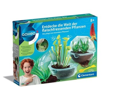 Clementoni Galileo Lab, Welt der fleischfressenden Pflanzen, Biologie, Terrarium