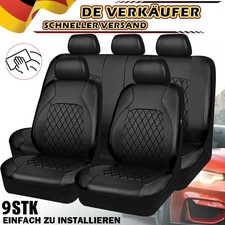 9stk. Set Schwarze Universal Sitzbezüge für Auto, SUV, LKW – in Hochwertigem